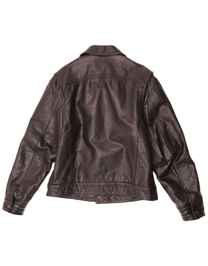Vintage herre læderjakke UK 40 Large Black