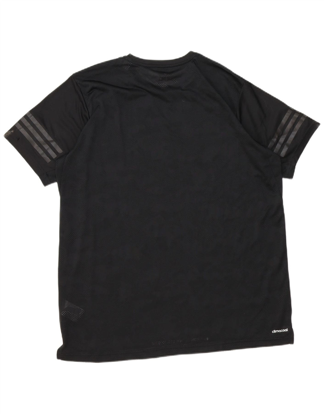 Adidas Herre Climacool T-Shirt Top XL Sort Polyester
