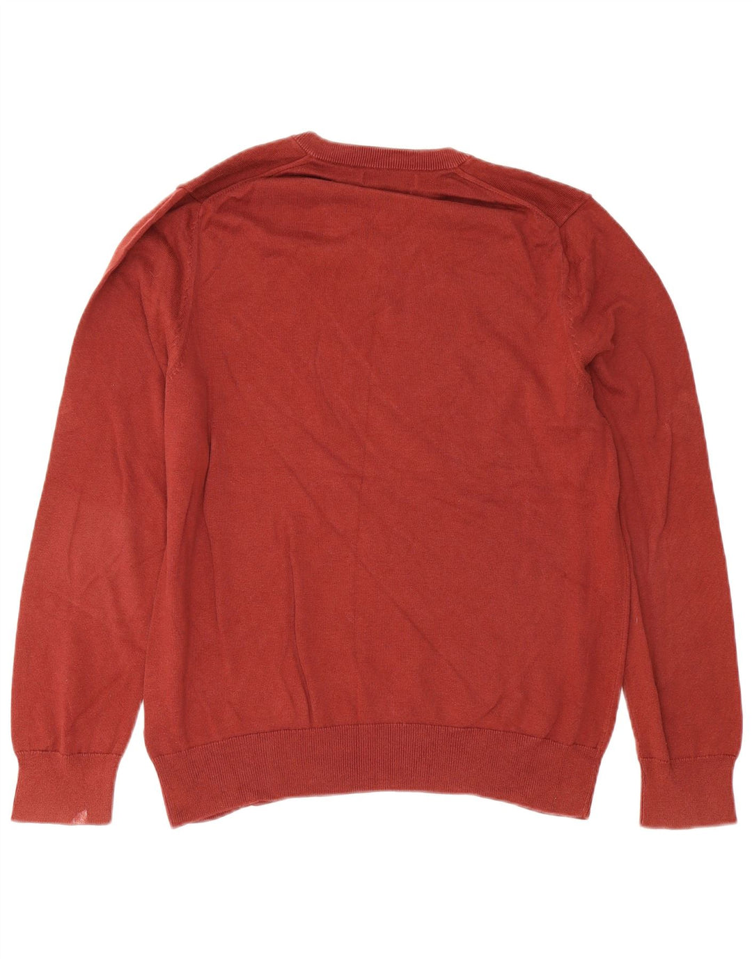 Marks & Spencer Herre V-hals sweater Stor Bourgogne bomuld