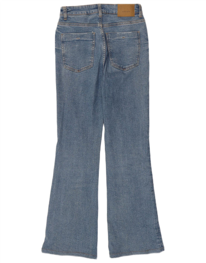 Zara Dame Flared Jeans EU 36 XS W26 L30 Blå