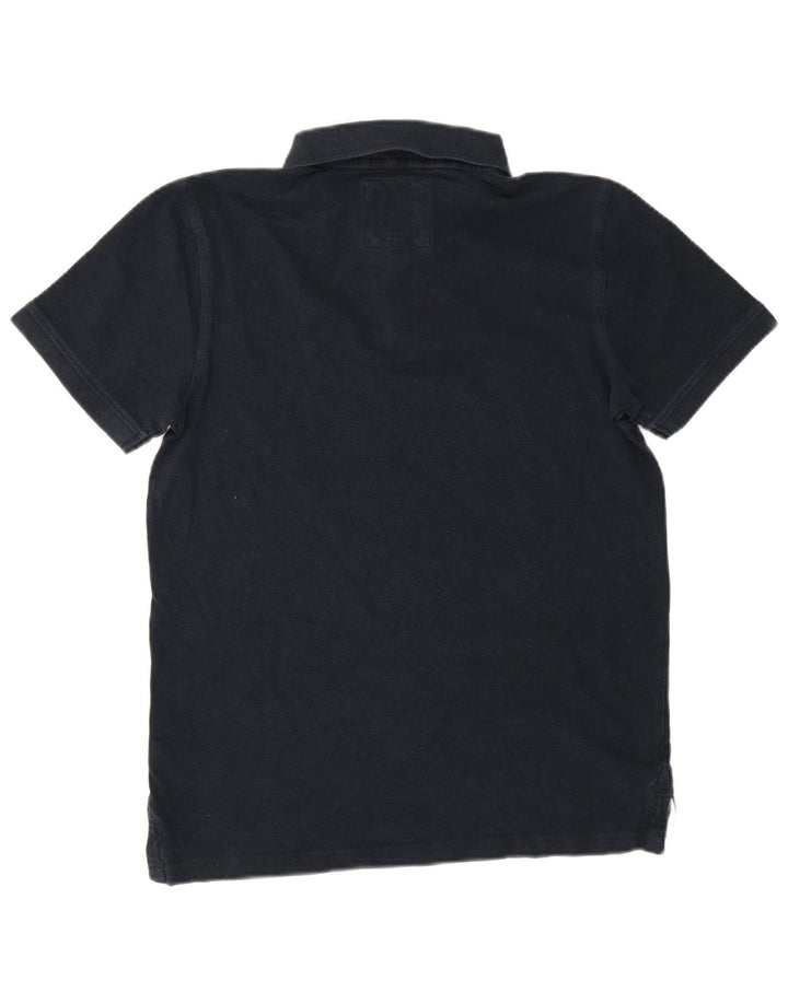 Besætningstøj Herre poloshirt Medium marineblå bomuld