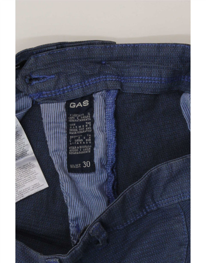 Gas Chino Shorts til mænd W30 Medium Marineblå Bomuld