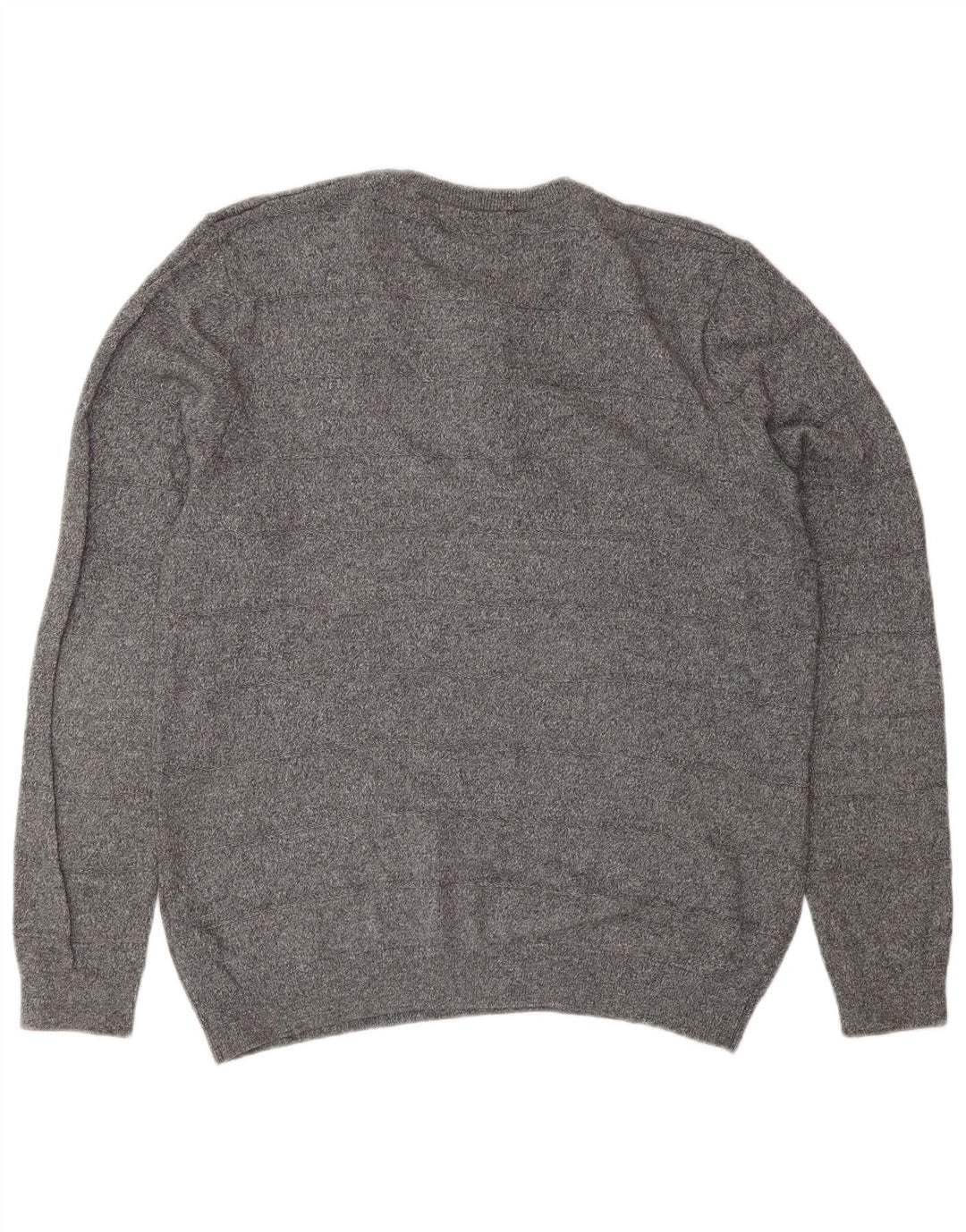Marks & Spencer Herre sweater med rund hals, mellemgrå bomuld