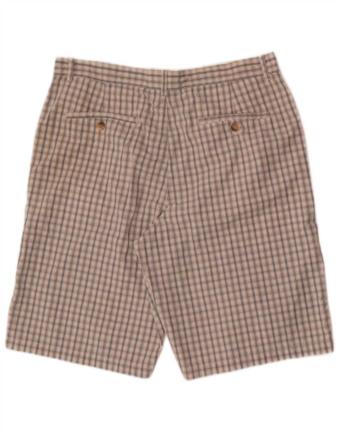 Marks & Spencer Herre Chino Shorts W34 Large Beige Ternet Bomuld