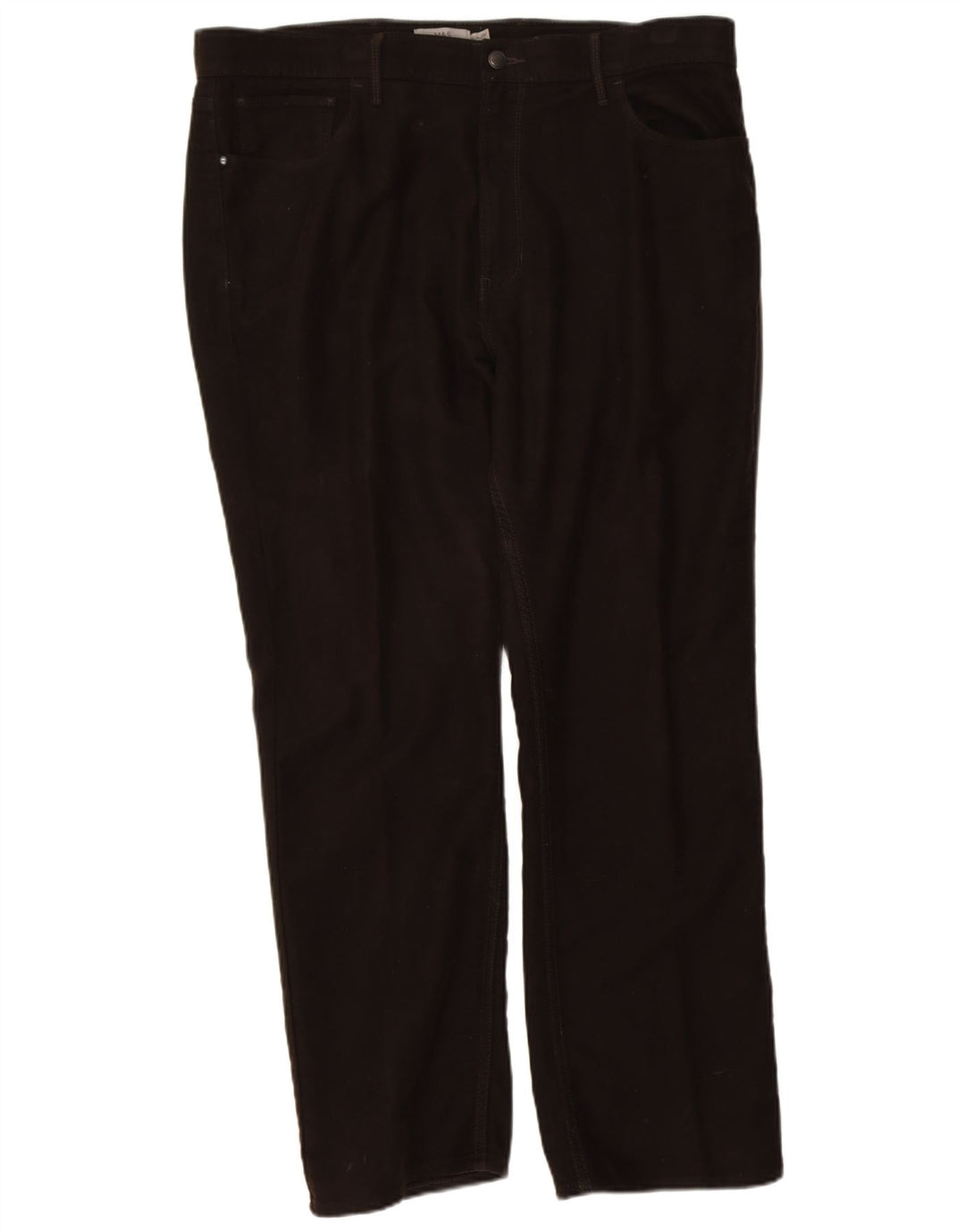 Marks & Spencer Herre Regular Fit Casual Bukser W38 L29 Brun Bomuld