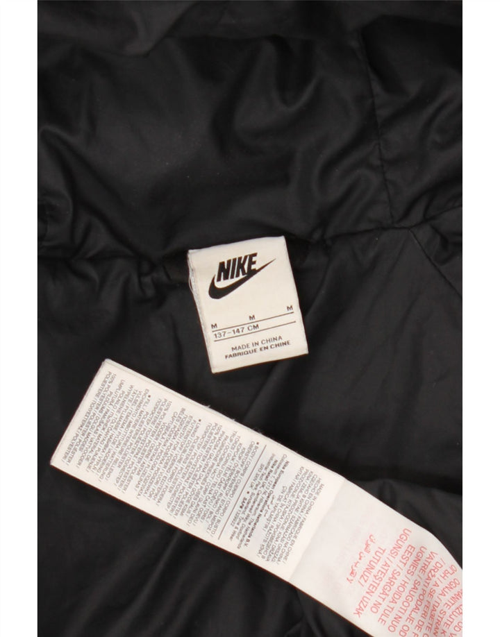 Nike drenge hættepolstret jakke 10-11 år medium sort polyester