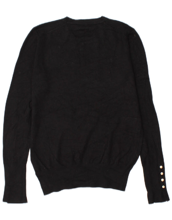 Zara Dame Jumper Sweater UK 14 Stor Sort