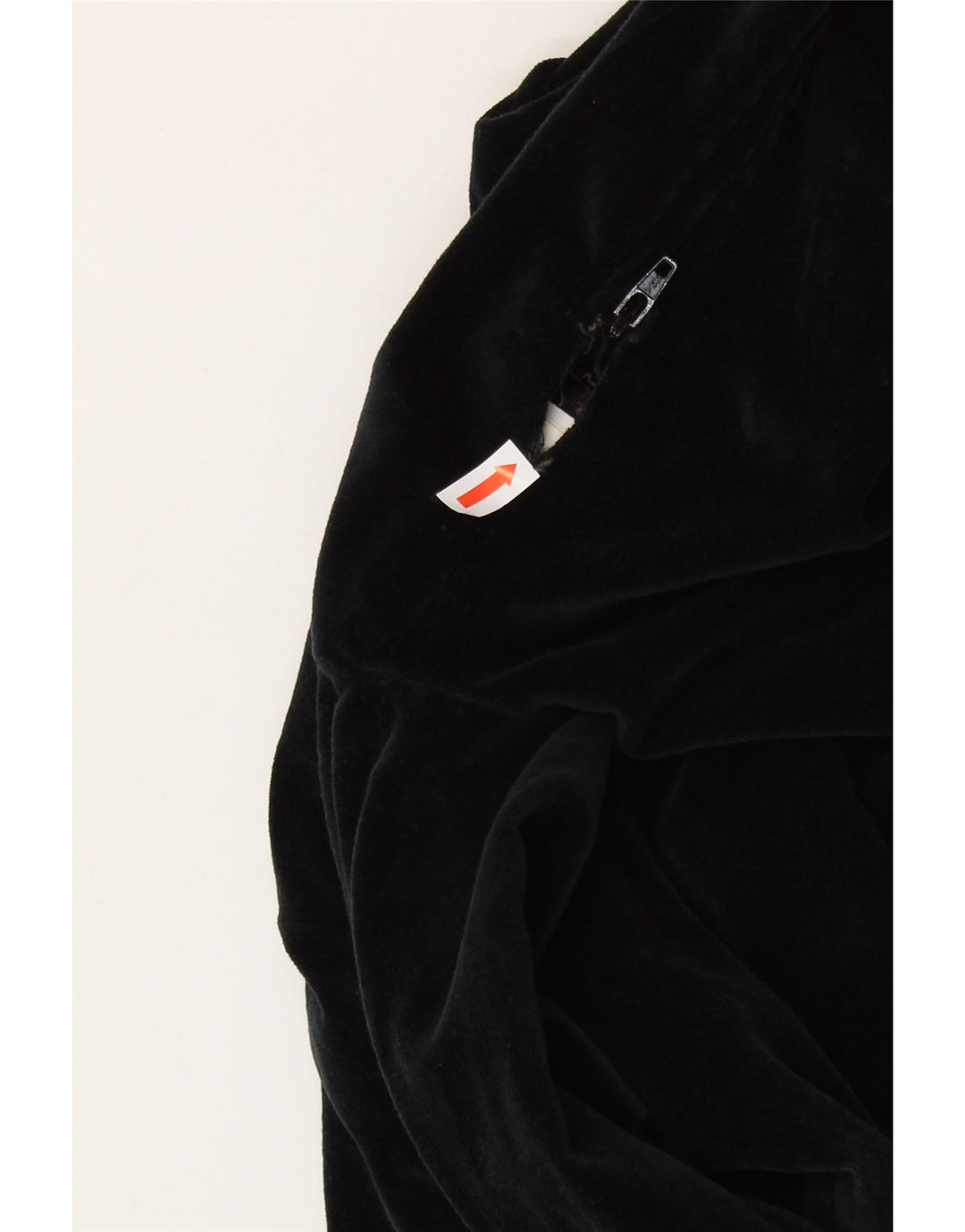 SISLEY Kvinders Velvet Skede Kjole UK 6 XS Sort Bomuld