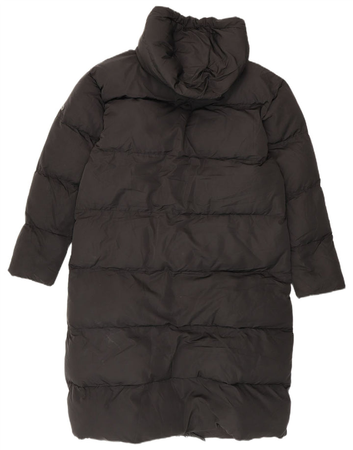 Superdry Womens Oversized Polstret Frakke UK 8 Small Black Polyester