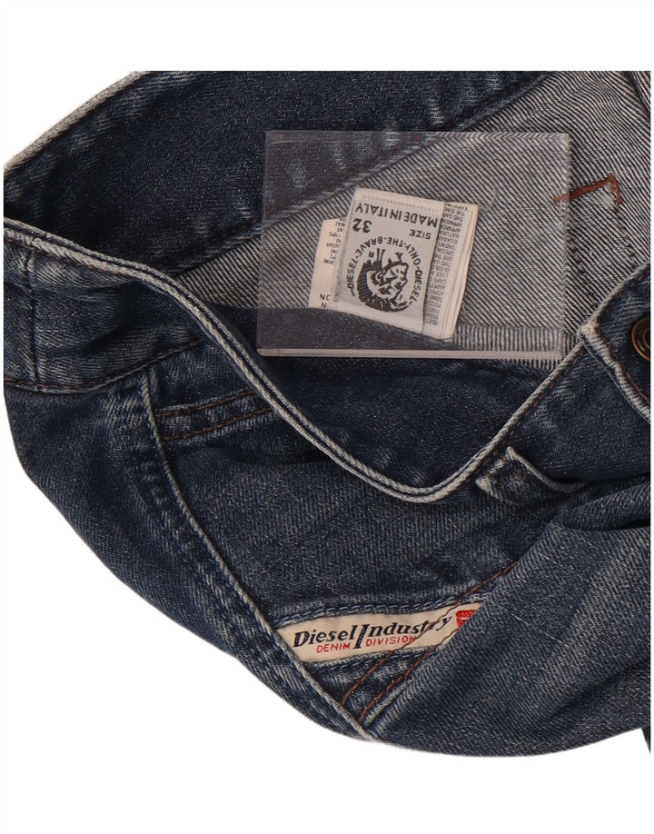 Diesel Dame Bootcut Jeans W32 L32 Blå Bomuld