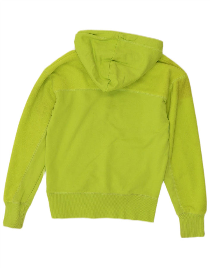 Superdry hættetrøjetrøje til kvinder i overstørrelse UK 6 XS Grøn polyester