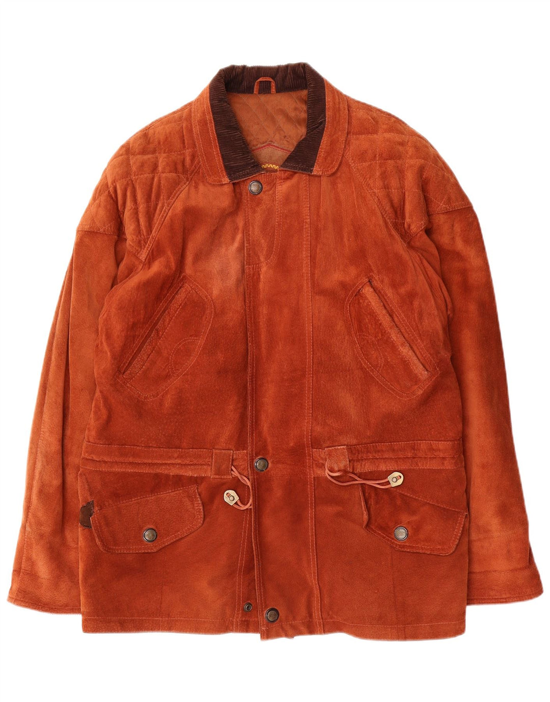 Vintage herre ruskindsjakke IT 48 Medium brun ruskind