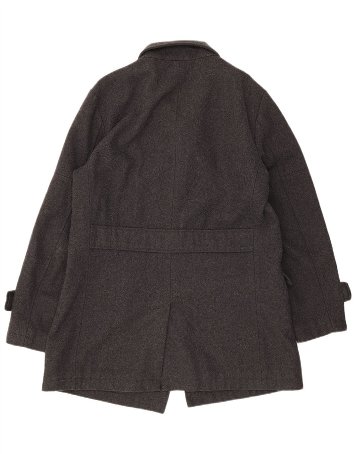 French Connection Herre Pea Coat UK 38 Medium Grå