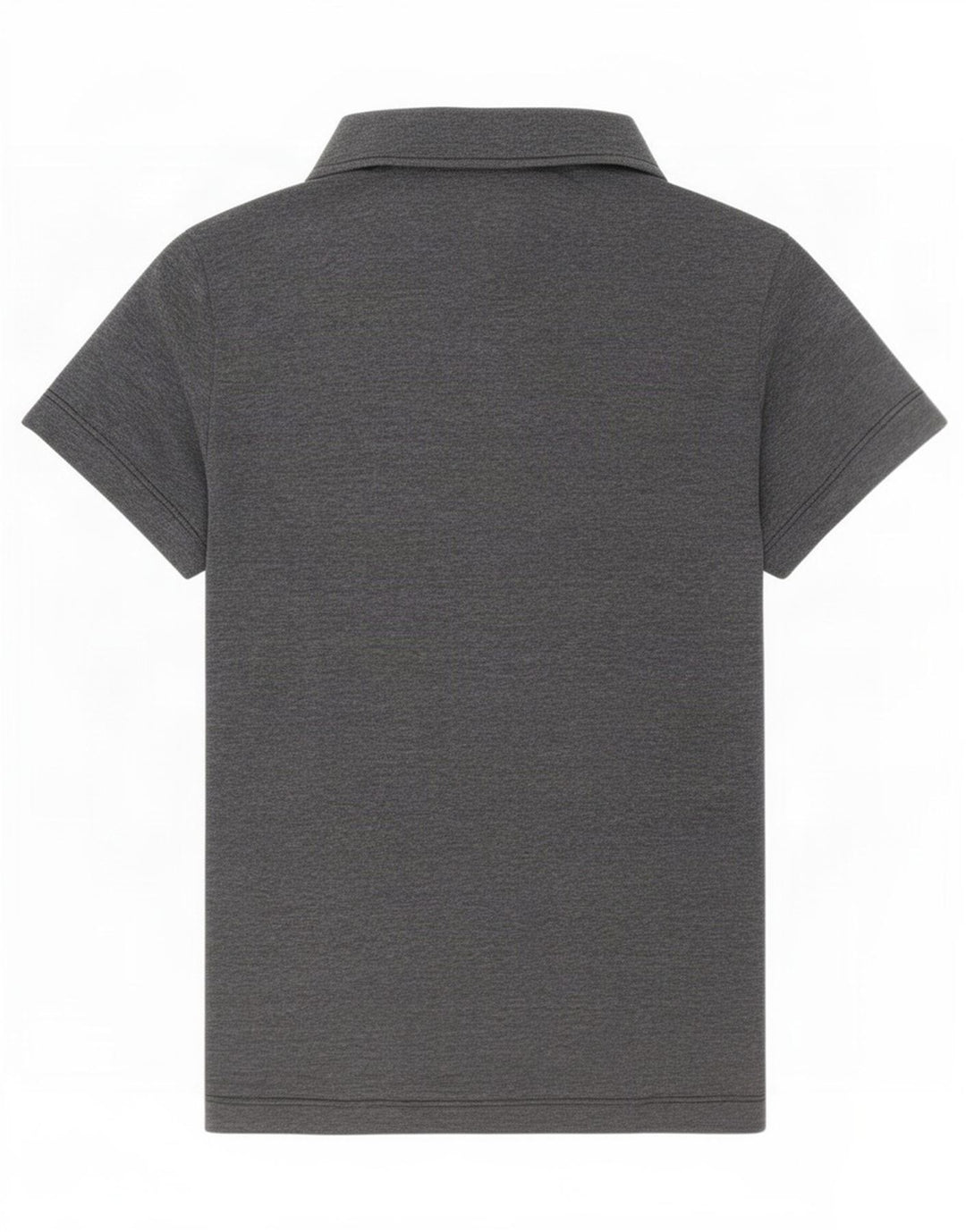 Jack Wolfskin Dame Polo Shirt UK 12/14 Medium Grey Flecked Polyester
