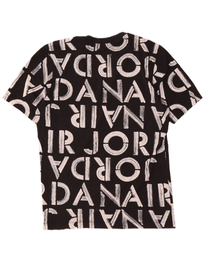Jordan Herre Standard Fit Grafisk T-Shirt Top Lille Sort
