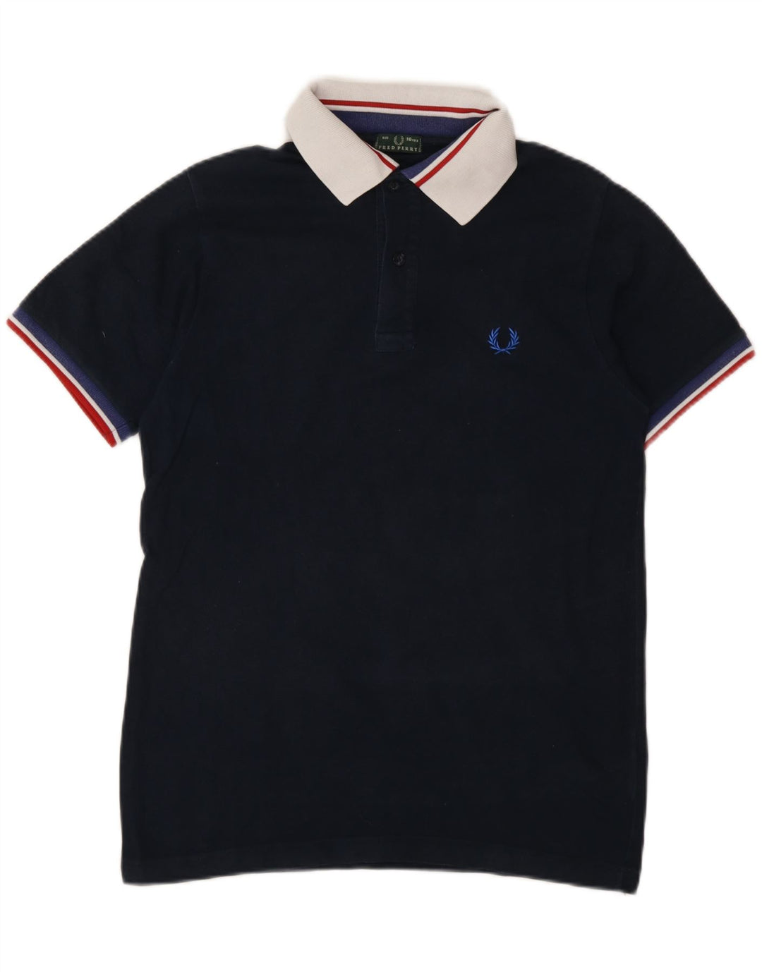 Fred Perry drenge poloshirt 15-16 år marineblå bomuld