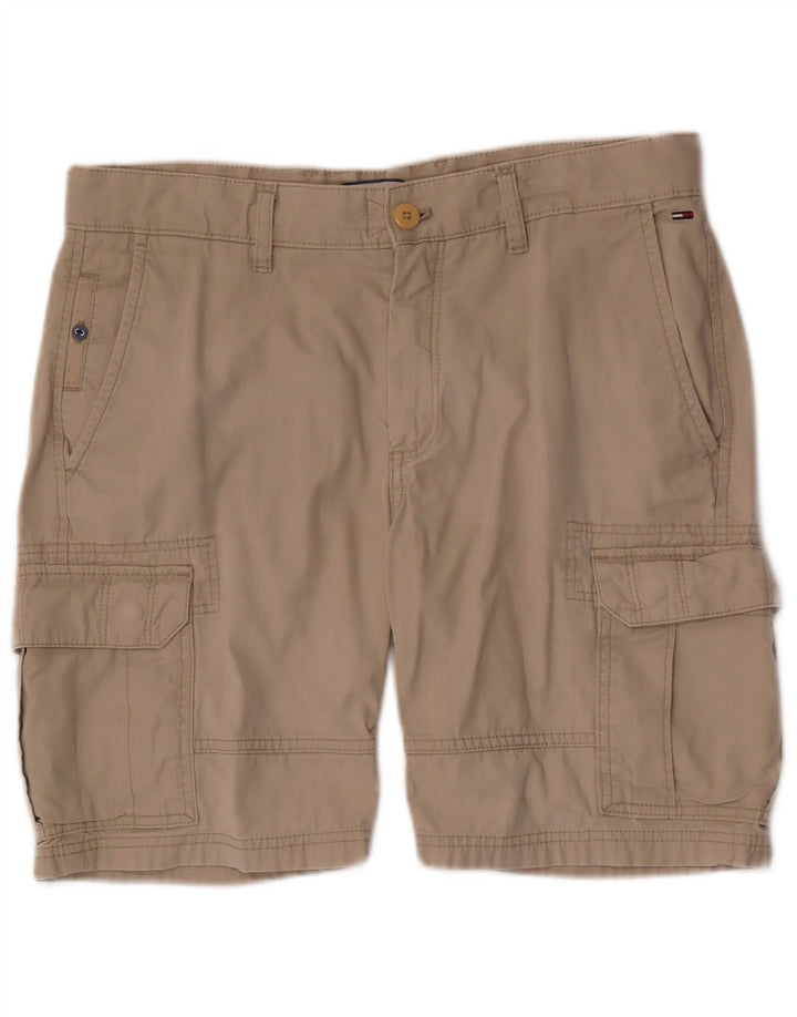 Tommy Hilfiger Herre Cargo Shorts W32 Medium Beige Bomuld