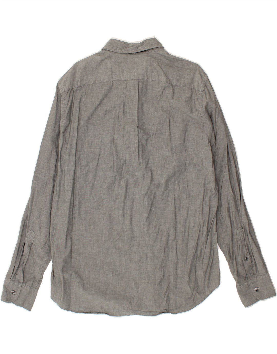 J. CREW Mens Shirt Size 16 16 1/2 Large Grey Cotton Vintage J. Crew and Second-Hand J. Crew from Messina Hembry 