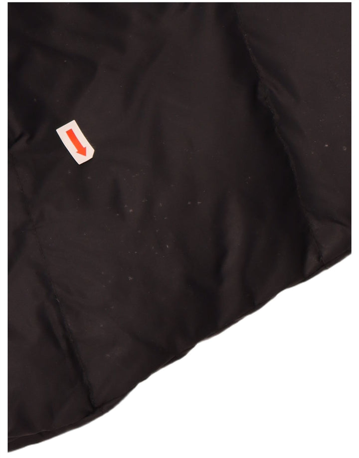 GUESS Polstret frakke til kvinder UK 14 Medium Sort Nylon