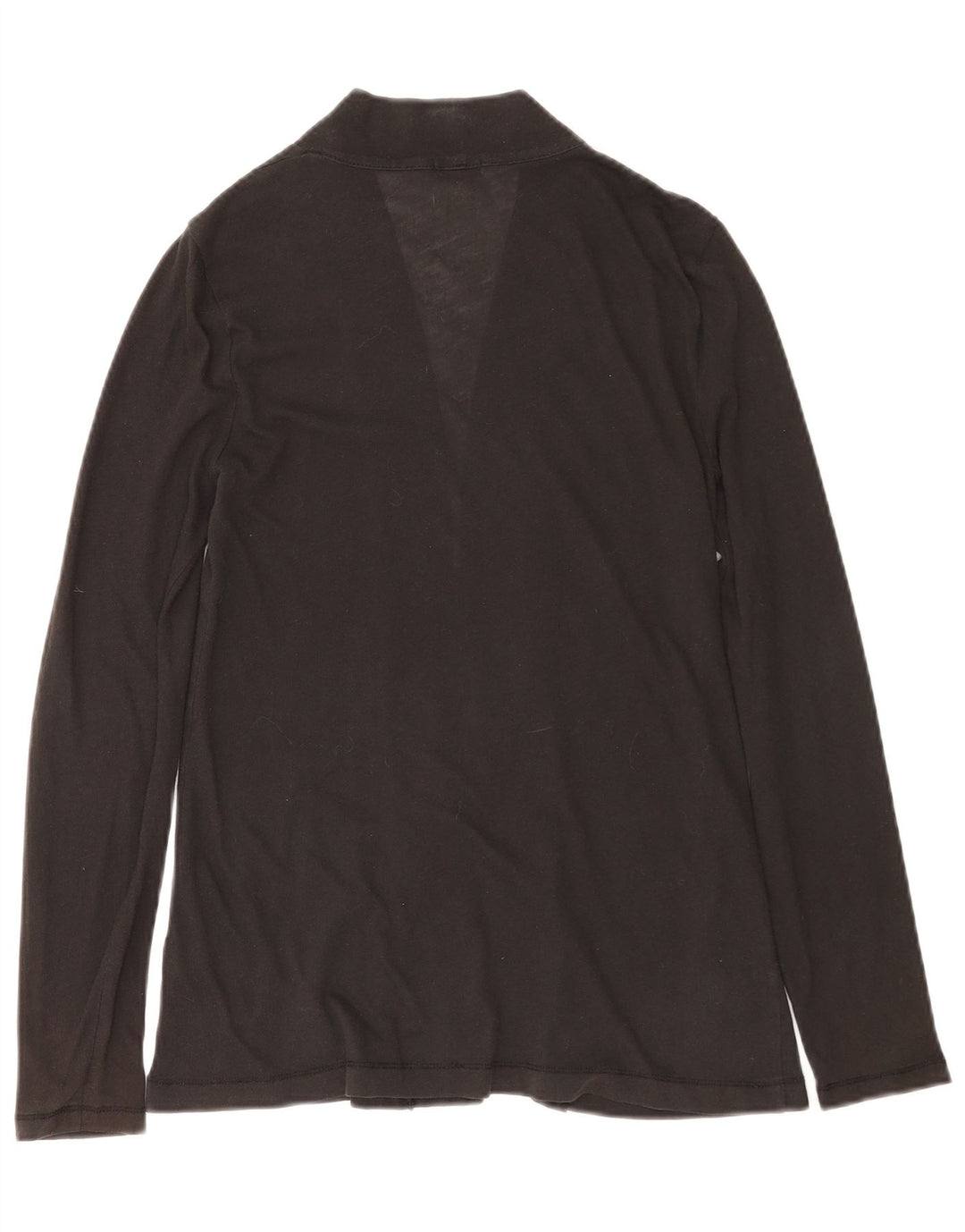 J. Crew Womens Open Cardigan Sweater UK 10 Small Black Bomuld