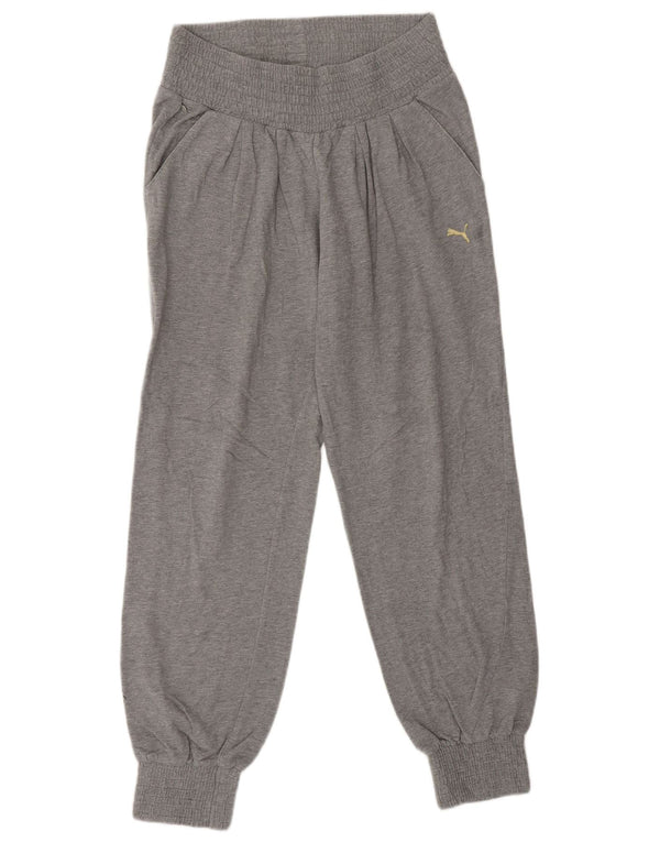 Puma Womens Loose Fit træningsdragt Bukser Joggers UK 10 Small Grey Flecked