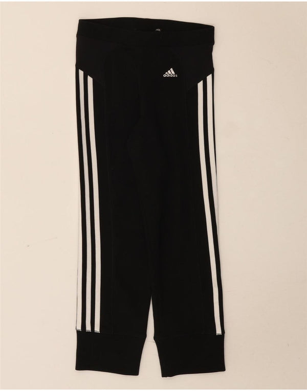 Adidas Dame Climacool Capri Træningsdragt Bukser Joggers UK 8 Small Black