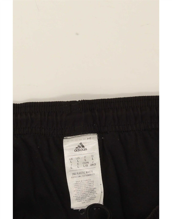 Adidas Træningsdragtsbukser til mænd Stor sort polyester