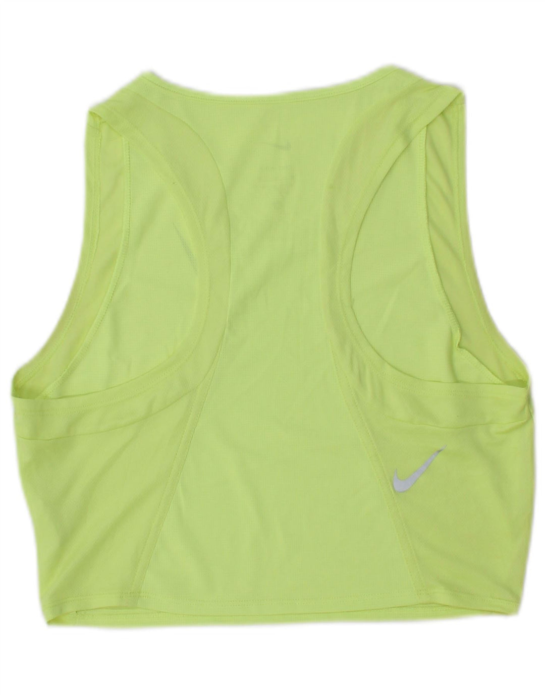 Nike Dame Dri Fit Crop Vest Top UK 12 Medium Grøn