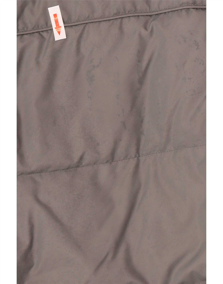 Champion Herre Oversized polstret jakke UK 10 Small Grey Colourblock
