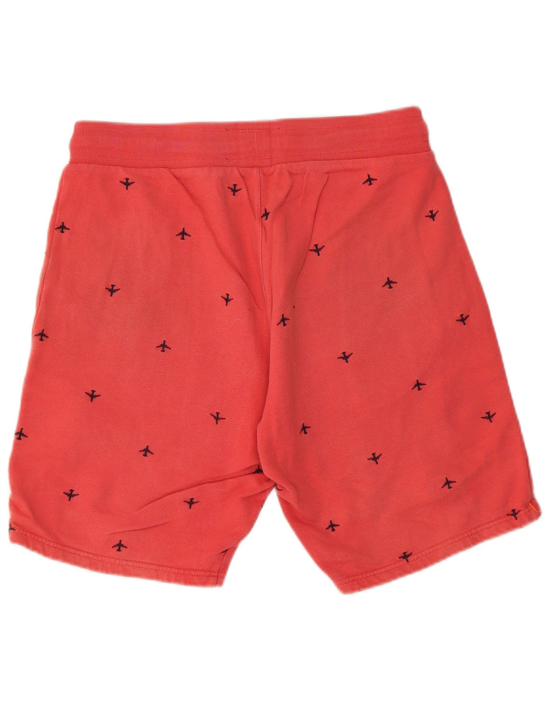 SUPERDRY Mens Graphic Sport Shorts Large  Red Cotton