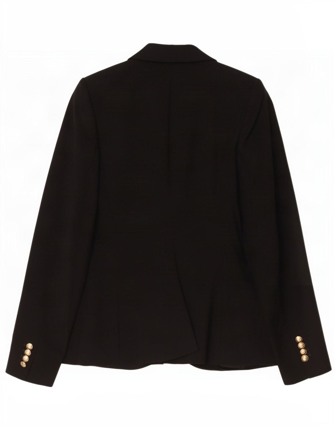 Zara Dame 1 Knap Blazer Jacket UK 10 Small Black Polyester