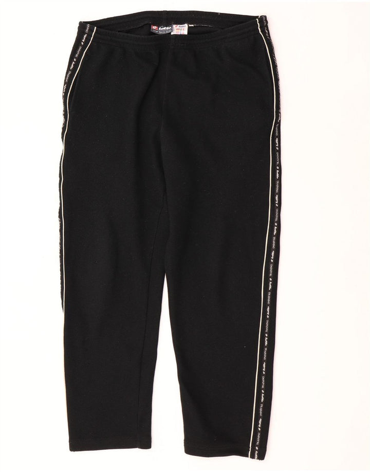 Lotto Herre grafisk træningsdragt Bukser UK 40/42 Large Black Polyester