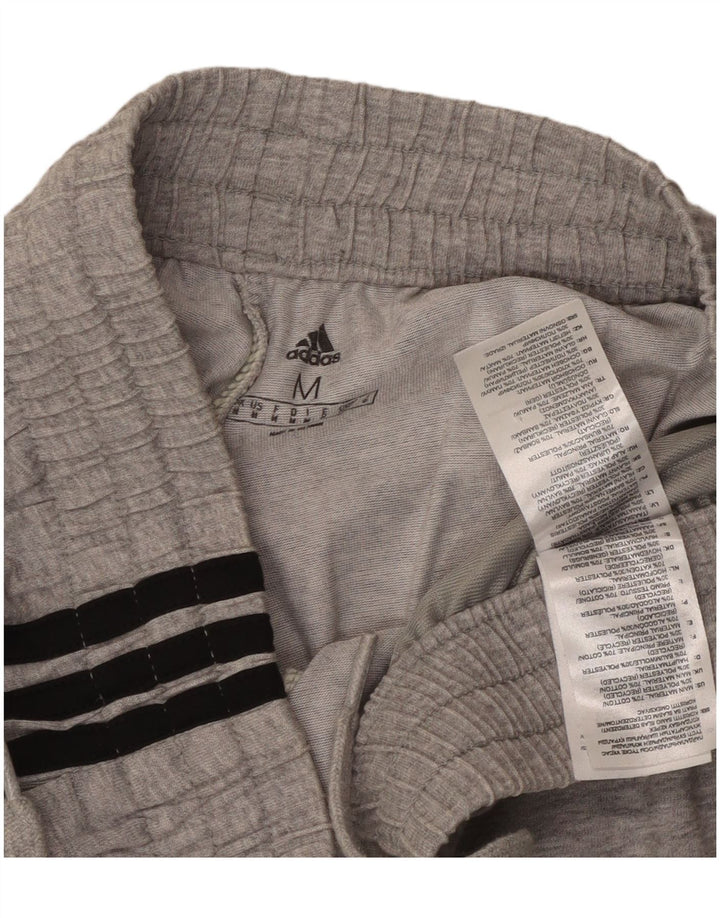 Adidas Sportshorts til mænd, mellemgrå flækket bomuld