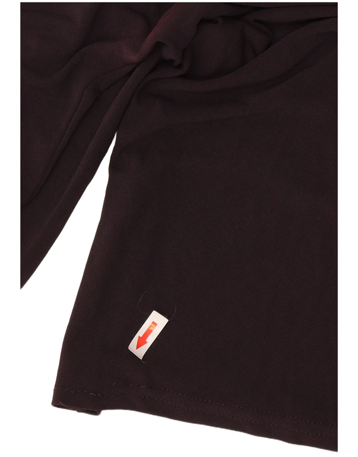 Patrizia Pepe Dame Top Langærmet US 6 Medium Burgundy
