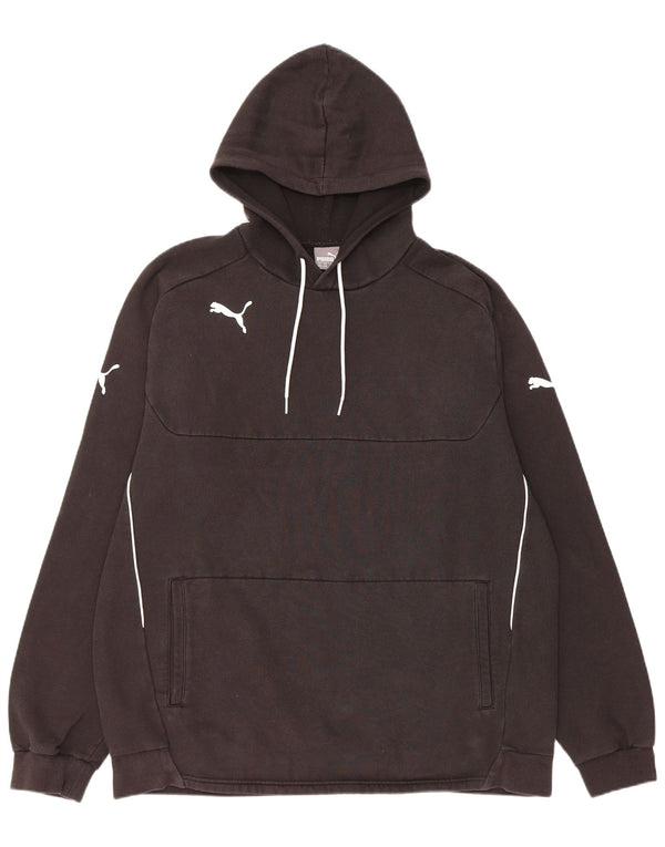 Puma hættetrøje til mænd 2XL sort bomuld