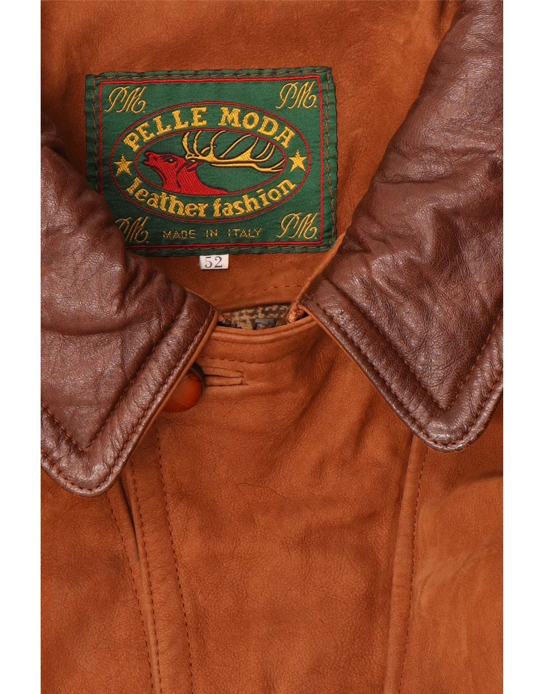 Pelle Moda Herre Læderjakke IT 52 XL Brun
