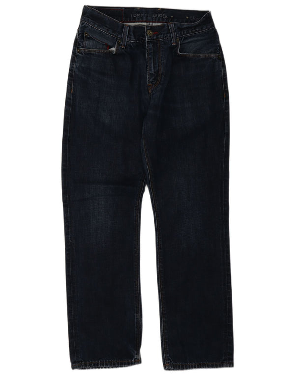 Tommy Hilfiger Herre Mercer Straight Jeans W28 L30 Marineblå Bomuld