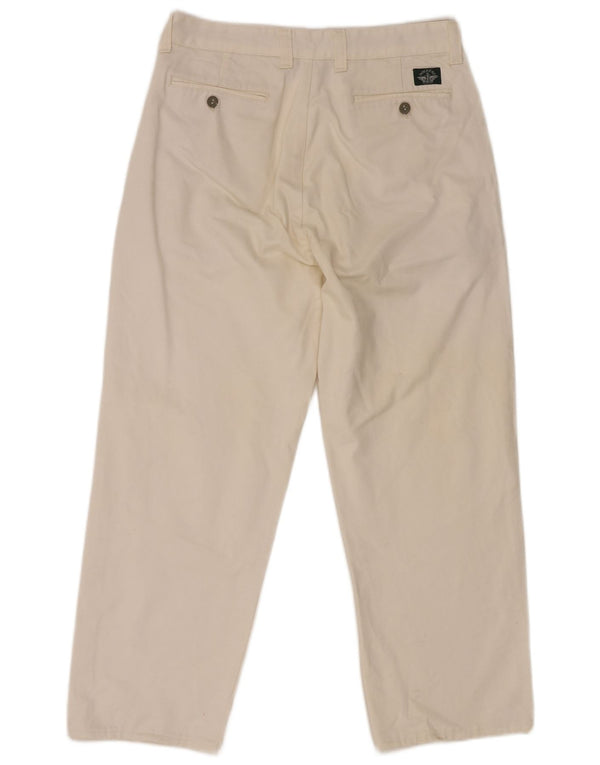 Dockers Straight Chino-bukser til mænd W32 L27 Hvid