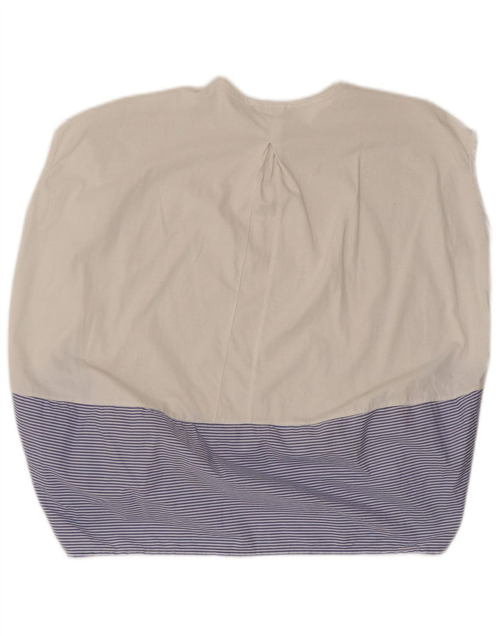 Zara Dame ærmeløs bluse Top UK 10 Small Multicolor Colourblock