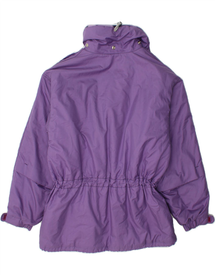 BELFE & BELFE Womens Loose Fit Padded Jacket UK 14 Medium Purple Polyester Vintage Belfe & Belfe and Second-Hand Belfe & Belfe from Messina Hembry 