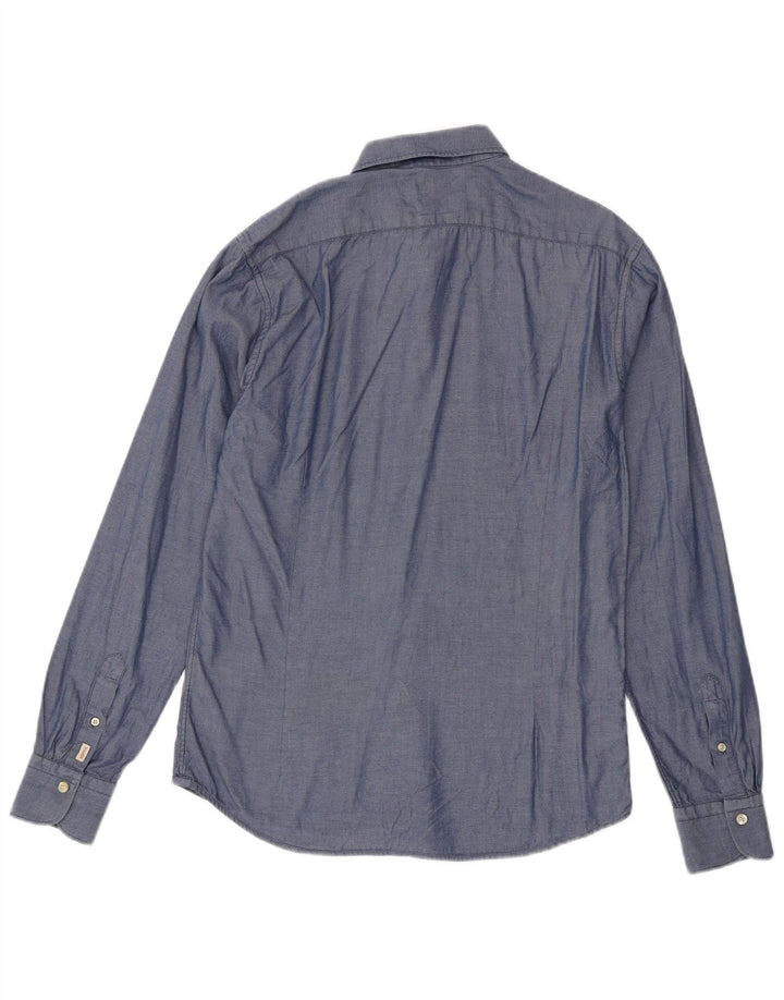 Scotch & Soda Herreskjorte Medium Blue Bomuld