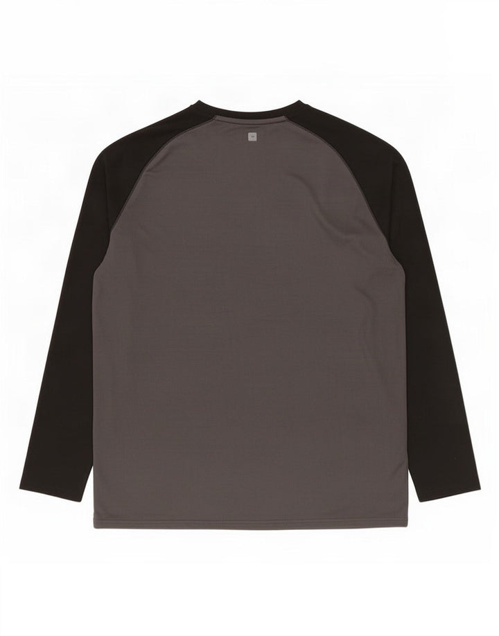 Mountain Warehouse Herre IsoCool Top Langærmet 2XL Grå Colourblock