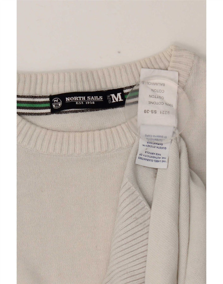 North Sails Dame sweater med rund hals DK 14 Medium Grå Bomuld