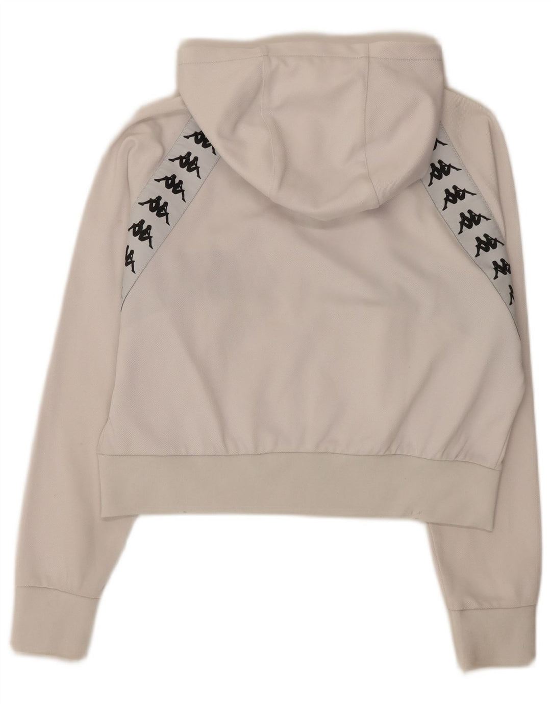 Kappa Dame Oversized grafisk hættetrøje Sweater UK 10 Small White