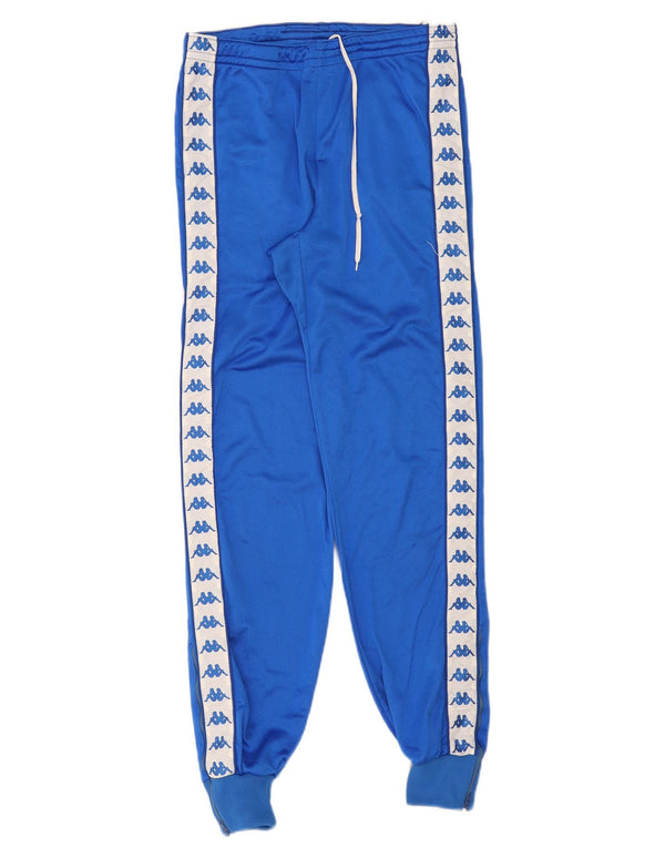 Kappa Herre grafisk træningsdragt Bukser Joggers IT 46 Small Blue Colourblock