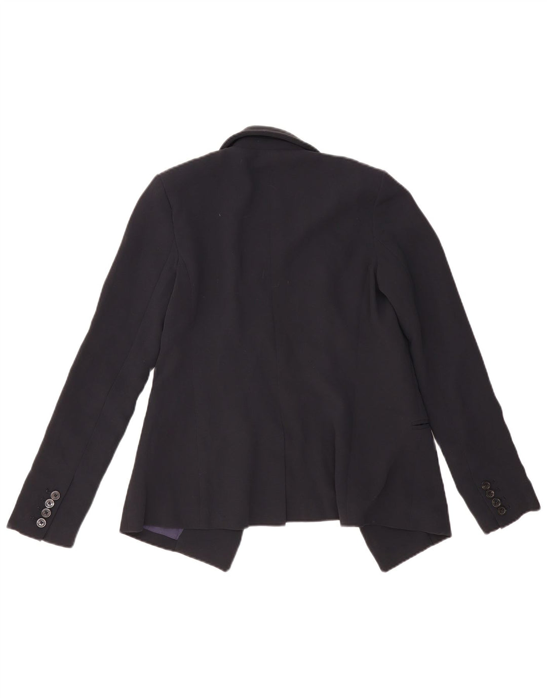Michael Kors Womens Open Blazer Jacket US 4 Small Black Polyester