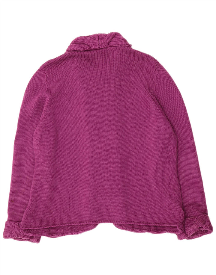 Luisa Spagnoli Dame Cardigan Sweater XL Lilla Uld