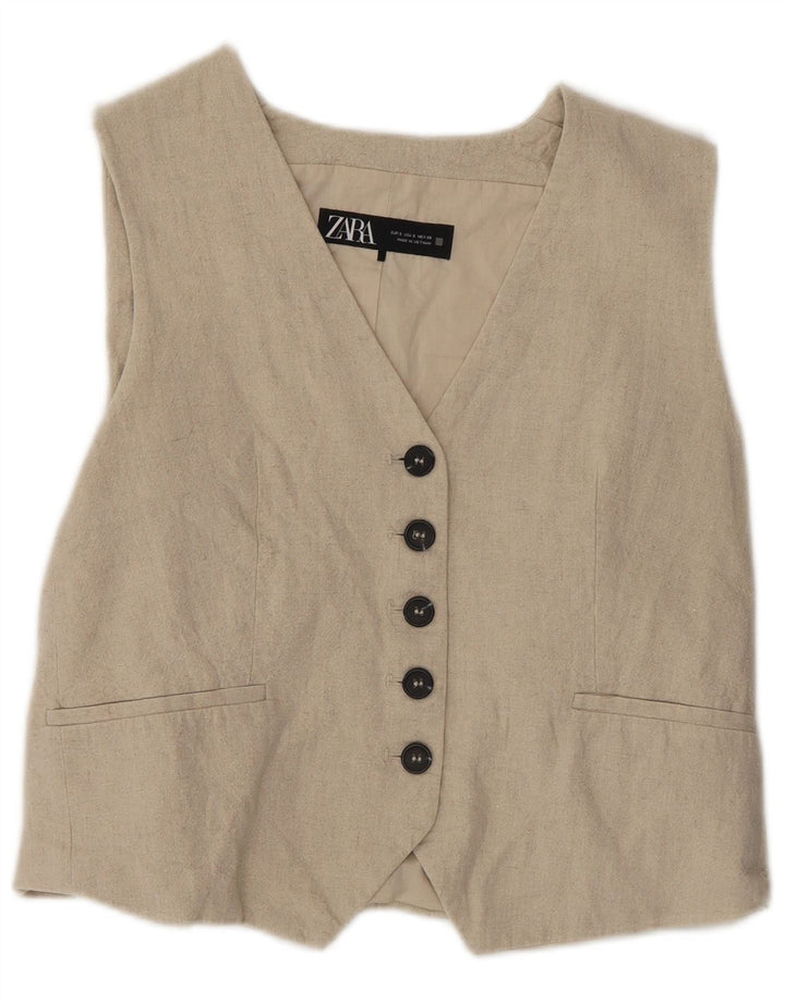Zara Damevest UK 10 Small Beige