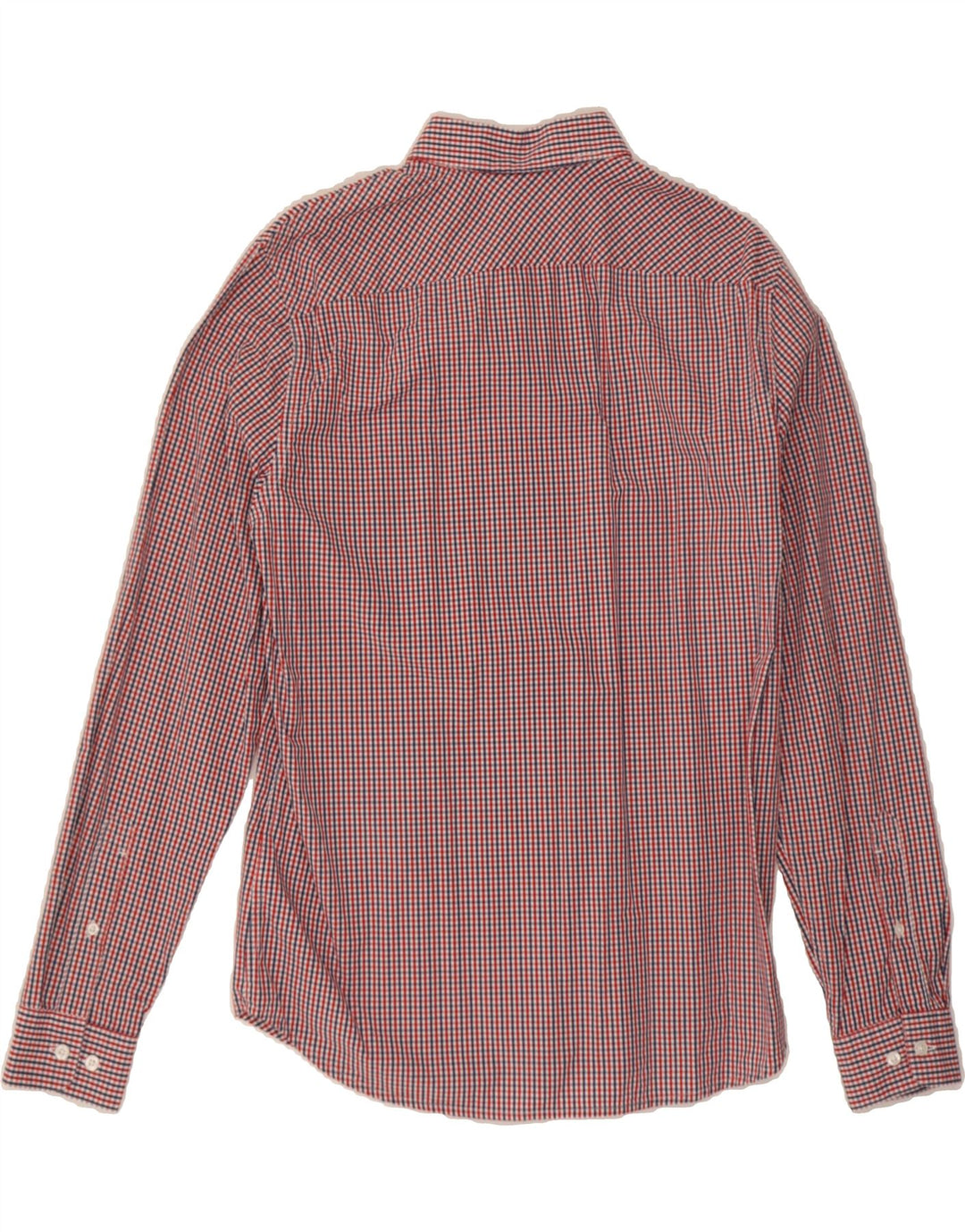 TIMBERLAND Mens Slim Fit Shirt Medium Red Check Cotton Vintage Timberland and Second-Hand Timberland from Messina Hembry 