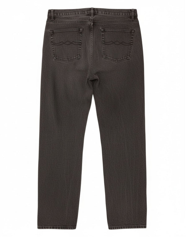 Jinglers Straight Jeans til mænd W35 L34 Grå bomuld